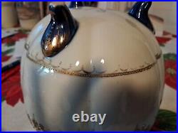 Beautiful Antique Nippon 8 Jar With Heavy Gold Gilt Beautiful Antique Nippon 8 Jar With Heavy Gold Gilt