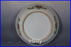 Beautiful Chinese gilded rose medallion porcelain plate Beautiful Chinese gilded rose medallion porcelain plate