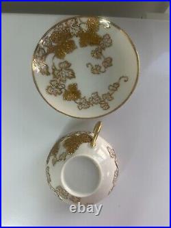 Bone china Nippon gold leaf 13 Piece China Tea Set