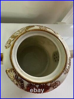 Bone china Nippon gold leaf 13 Piece China Tea Set