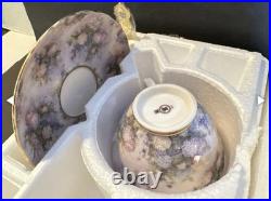 Bradford Exchange Lena Liu Glorious Chintz Tea Cup Set Lot of 4 COAs