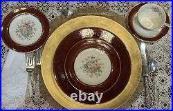 Century By Salem China Warranted 23 Karat Gold Encrusted