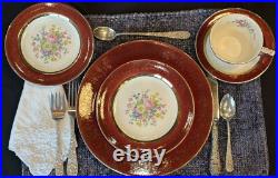 Century By Salem China Warranted 23 Karat Gold Encrusted