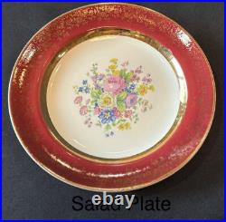 Century By Salem China Warranted 23 Karat Gold Encrusted