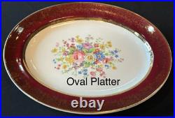 Century By Salem China Warranted 23 Karat Gold Encrusted