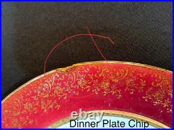 Century By Salem China Warranted 23 Karat Gold Encrusted