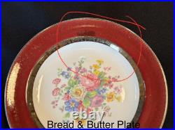 Century By Salem China Warranted 23 Karat Gold Encrusted