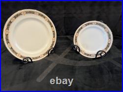Charles Ahrenfeldt Limoges France Gold Rim Vintage Porcelain China, 148 pieces