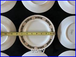 Charles Ahrenfeldt Limoges France Gold Rim Vintage Porcelain China, 148 pieces