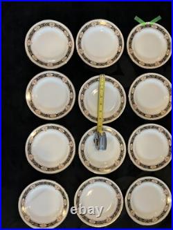 Charles Ahrenfeldt Limoges France Gold Rim Vintage Porcelain China, 148 pieces