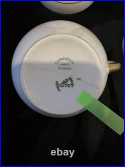 Charles Ahrenfeldt Limoges France Gold Rim Vintage Porcelain China, 148 pieces