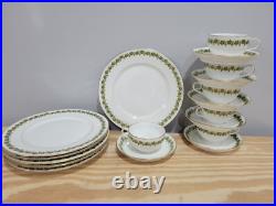 Charles Martin Limoges France Grape Vine 18Pcs Tea Service for 6 Charles Martin Limoges France Grape Vine 18Pcs Tea Service for 6