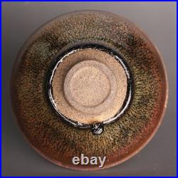 China Jian Kiln PorcelainRose-Gold Oil-SpotJian Zhan Teacup/Tea Bowl