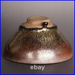 China Jian Kiln PorcelainRose-Gold Oil-SpotJian Zhan Teacup/Tea Bowl