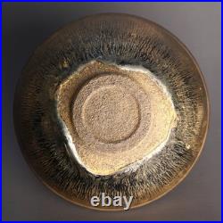 China Jian Kiln Porcelain Golden hare's-fur Jian Zhan Teacup/Tea Bowl