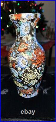 China's Last Dynasty Qianlong Qing Famille Rose Golden Gilded Vase-Antique-Yl China's Last Dynasty Qianlong Qing Famille Rose Golden Gilded Vase-Antique-Yl