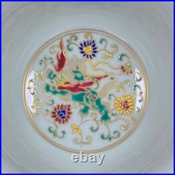 Chinese Multicolored Porcelain Gilded Hand Painted Entwined Flower Bowls 14189