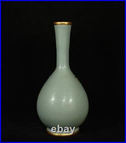 Chinese Song dynasty Ru kiln Porcelain Gilded Handmade Vases 80035