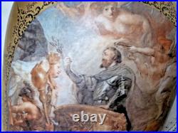 Egeria Hutschenreuther Vase Germany 1814 Gold Encrusted 11 Signed Egari