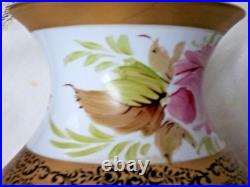Egeria Hutschenreuther Vase Germany 1814 Gold Encrusted 11 Signed Egari