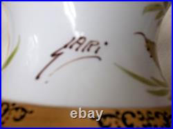 Egeria Hutschenreuther Vase Germany 1814 Gold Encrusted 11 Signed Egari