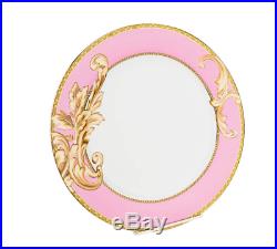 Elegant Pink WithGold Floral Byzantine Design 49 Pcs Dinner Set, For 8 Persons