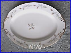 Empress China Gold Wheat Japan Dinnerware for 12, sugar, & cream, platter, bowls