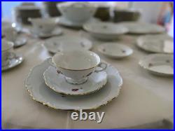 Extensive Vintage Bavaria Fine China Set Pink Floral & Gold Trim (Moving Sale) Extensive Vintage Bavaria Fine China Set Pink Floral & Gold Trim (Moving Sale)