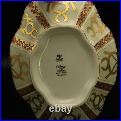 Faberge Gold, Enamel & Jeweled Small Covered Casserole Limoges Porcelain China