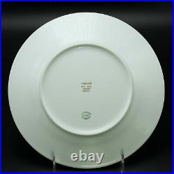 Faberge Salad Plate Limoges Porcelain China 24K Gold Trim