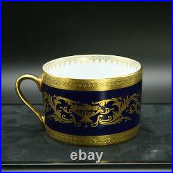 Faberge Verneuil Coffee Tea Cup Limoges Porcelain China 24K Gold Rim