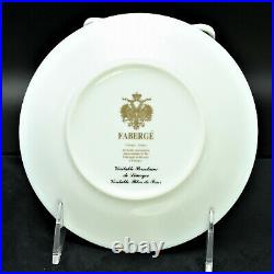 Faberge Verneuil Saucer Limoges Porcelain China 24K Gold Rim