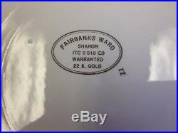 Fairbanks Ward Vintage China'Sharon' 22K Gold Almost Complete Dinner Coffee Set
