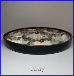 Fine Antique Japanese Satsuma Sweetmeat Set Butterfly Gilt Lacquer Serving Tray