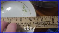 Fine China Dinnerware set Summertime by FASHION MANOR mostly ser 8 Gold trim 57p
