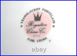 Fine China Royalton China Co. Golden Elegance Dinner Plates Set Of 11 Japan
