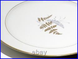 Fine China Service Set for 12 Gold Fern Hutschenreuther Bavaria Ferndale 75 Pcs