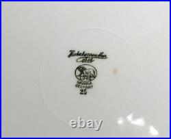 Fine China Service Set for 12 Gold Fern Hutschenreuther Bavaria Ferndale 75 Pcs