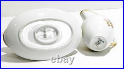 Fine China Service Set for 12 Gold Fern Hutschenreuther Bavaria Ferndale 75 Pcs