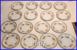 Fine Porcelain Noritake Somerset 5317 China Floral Gold Serves 7 With Extra Bone