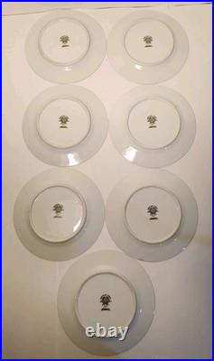 Fine Porcelain Noritake Somerset 5317 China Floral Gold Serves 7 With Extra Bone