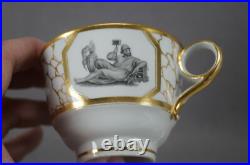 Flight Worcester Poseidon Hera & Hephaistos Neoclassical Tea Cup & Saucer Flight Worcester Poseidon Hera & Hephaistos Neoclassical Tea Cup & Saucer