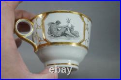 Flight Worcester Poseidon Hera & Hephaistos Neoclassical Tea Cup & Saucer Flight Worcester Poseidon Hera & Hephaistos Neoclassical Tea Cup & Saucer