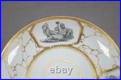 Flight Worcester Poseidon Hera & Hephaistos Neoclassical Tea Cup & Saucer Flight Worcester Poseidon Hera & Hephaistos Neoclassical Tea Cup & Saucer