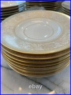 Franciscan China Renaissance Gold Plate Set 7 Piece Setting For 8