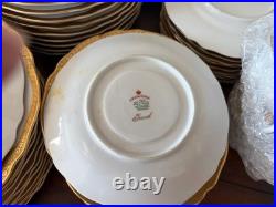 Franconia Krautheim Jewel COMPLETE SET Encrusted Gold Trim Fine China
