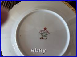 Franconia Krautheim Jewel COMPLETE SET Encrusted Gold Trim Fine China