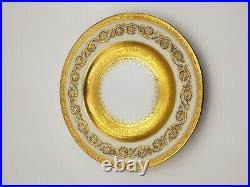 French Raynaud Ceralene Limoges Imperial China Saucer or Small Plate with Gold