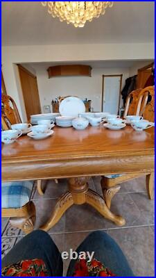 Fukagawa Arita Handpainted 41 Piece Grouping Dinnerware Pine Cone Pattern #904