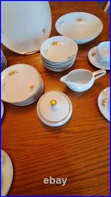 Fukagawa Arita Handpainted 41 Piece Grouping Dinnerware Pine Cone Pattern #904